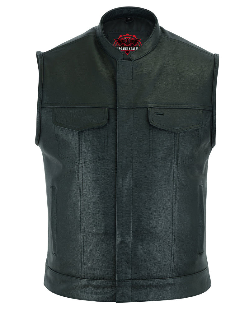 AeroRider Blackhawk  Men's Leather biker  Vest