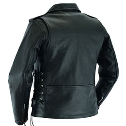 SpeedMoto Women's Leather Motorcycle Vest Women's Leather Jackets Renegade Classics