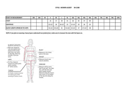 Nexgen SH2188 Women's Black and Orange Textile Motorcycle Riding Jacket with Side Stretch and Lacing