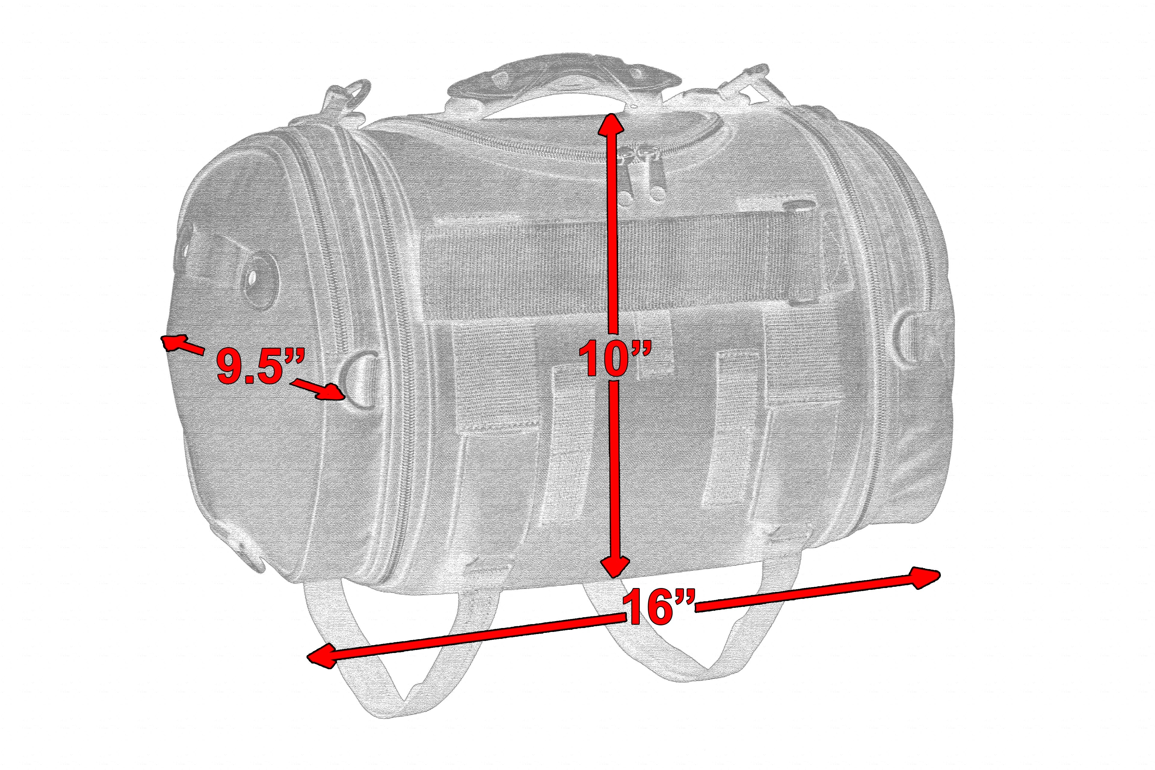 DS Premium Roll Bag Sissy Bar Bags Renegade Classics