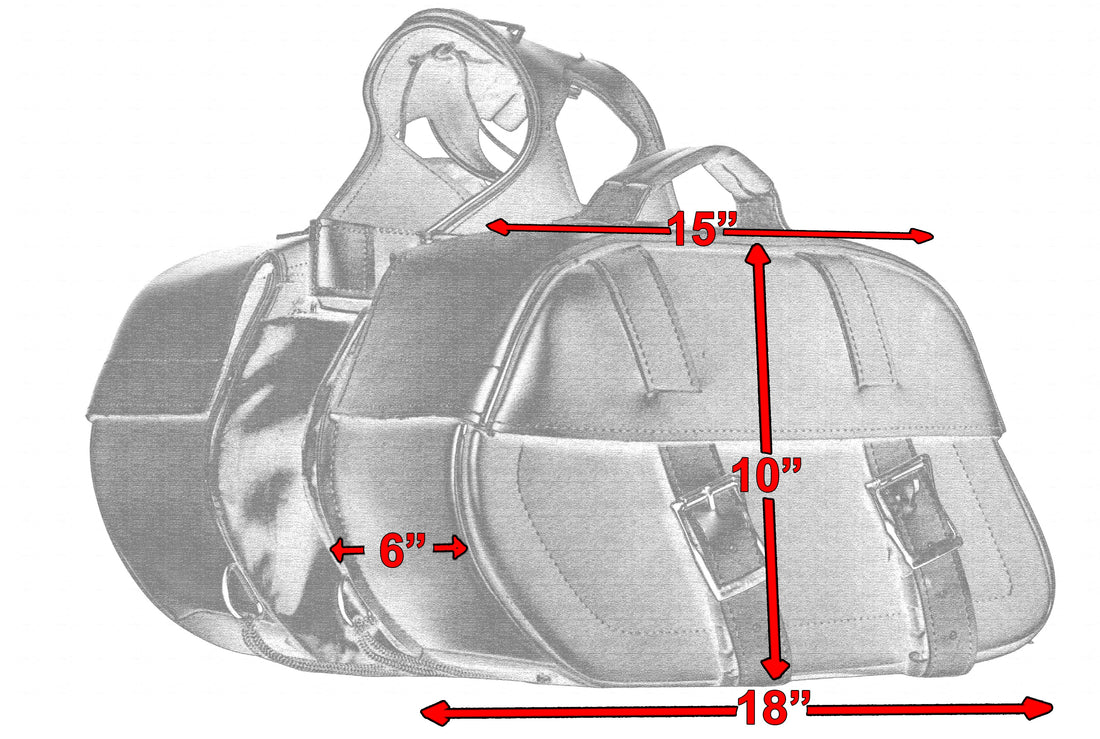DS Two Strap Saddle Bag Saddle Bags Renegade Classics