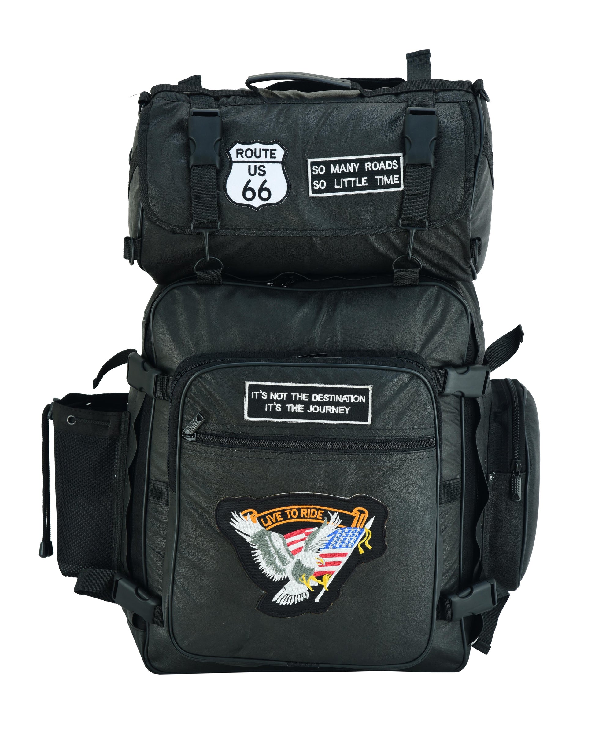 DS Three Piece Sissy Bar Back Pack Sissy Bar Bags Renegade Classics