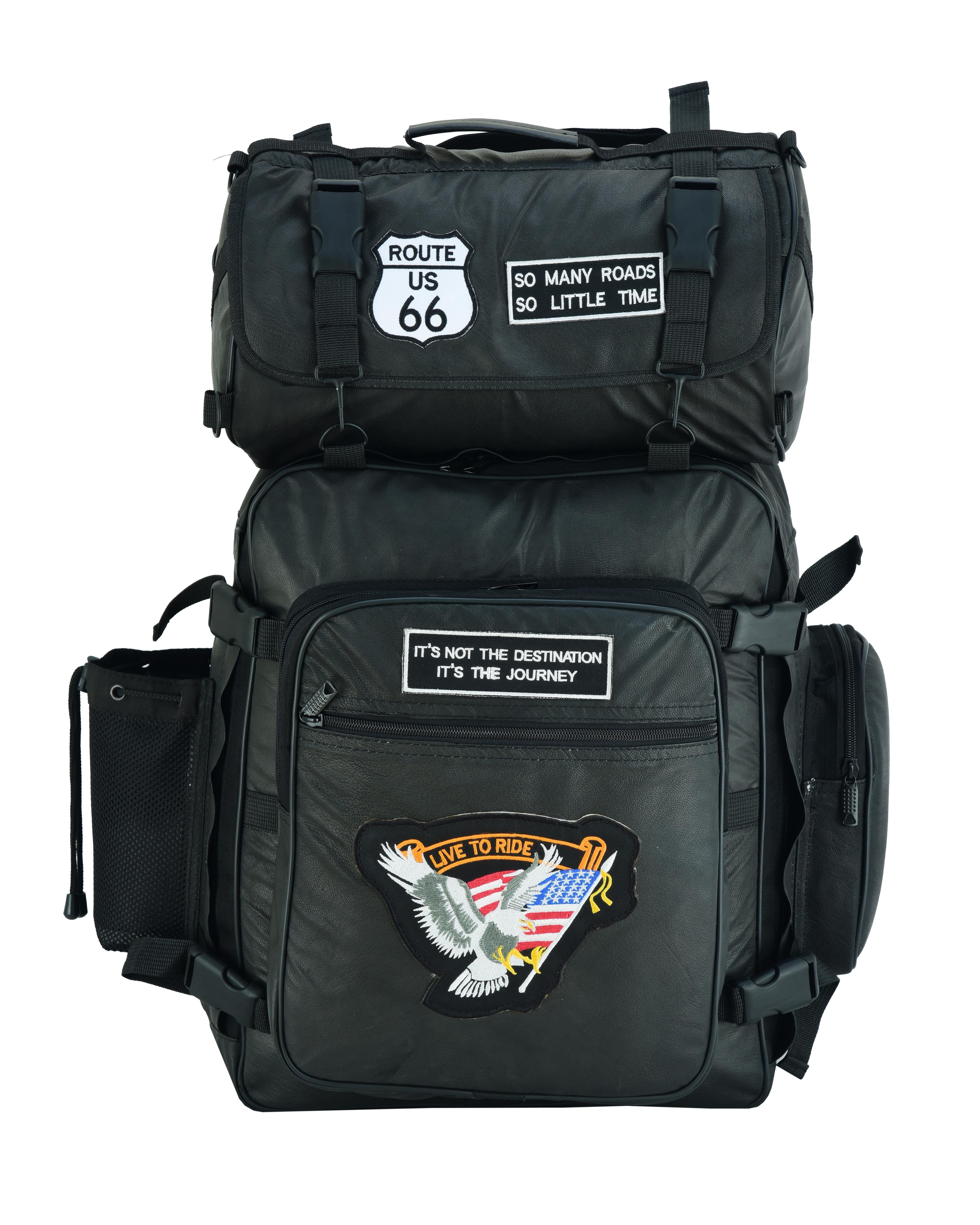 DS Three Piece Sissy Bar Back Pack Sissy Bar Bags Renegade Classics