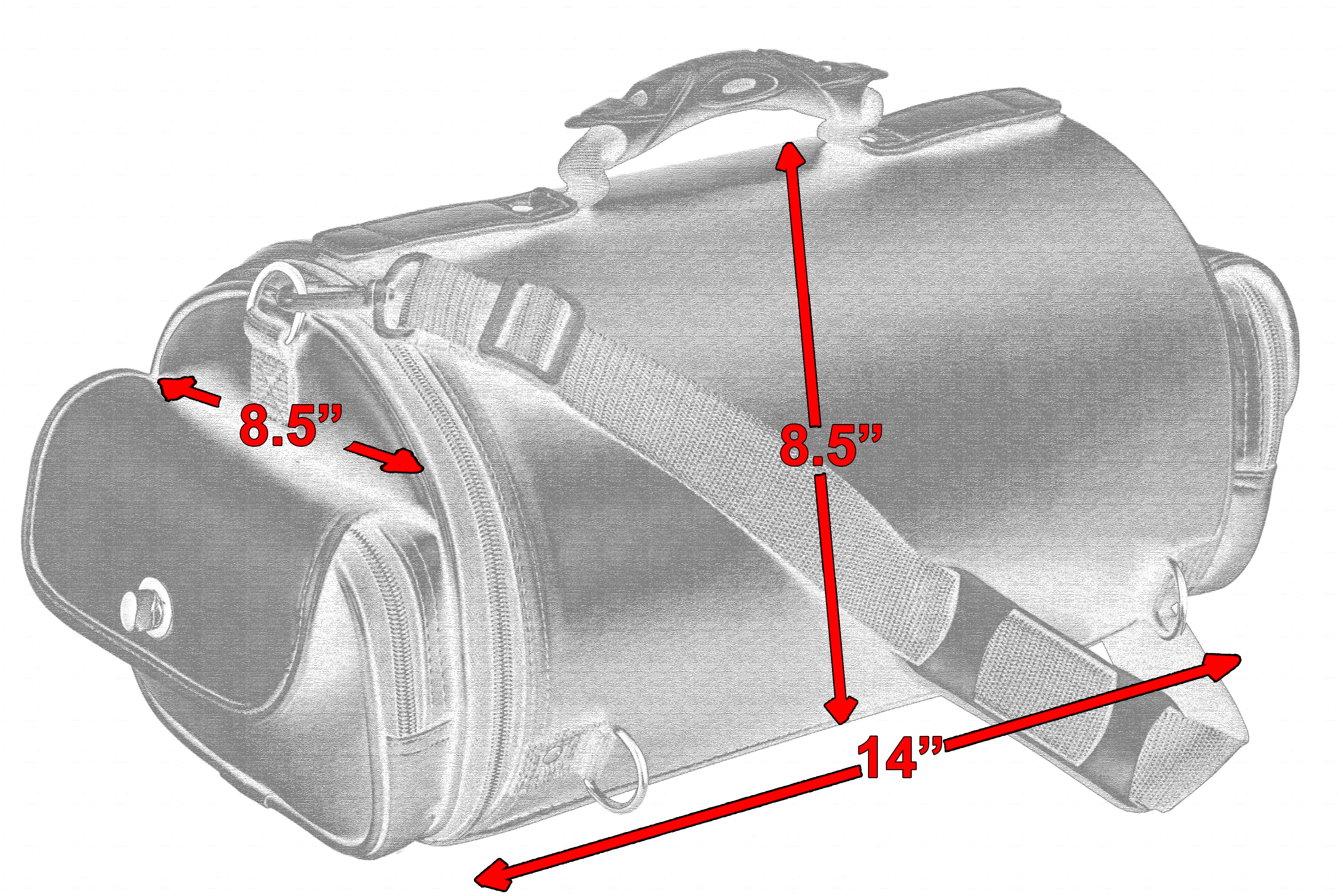 DS Updated Accessory Bag Sissy Bar Bags Renegade Classics