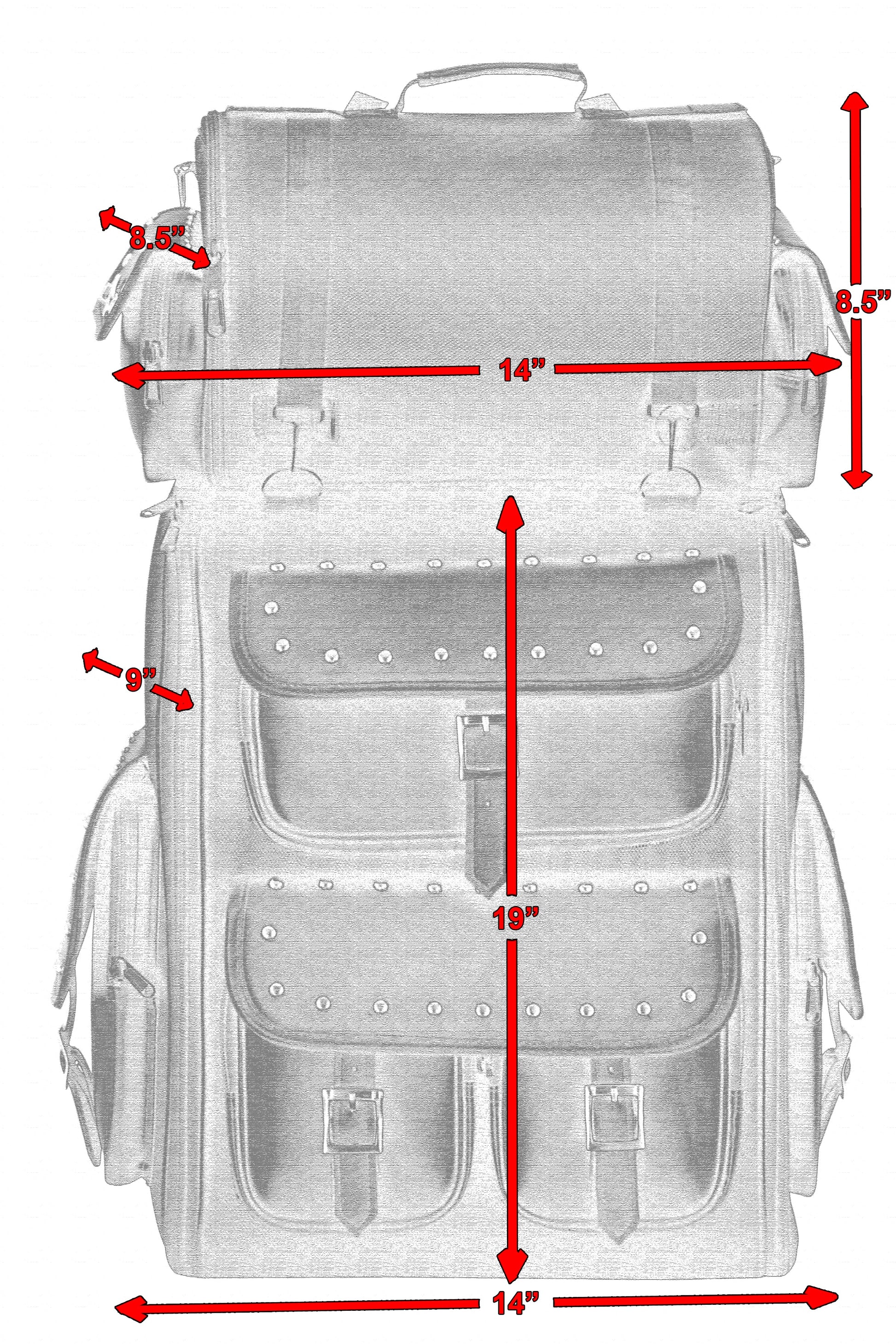 Full Load Sissy Bar Bags Renegade Classics