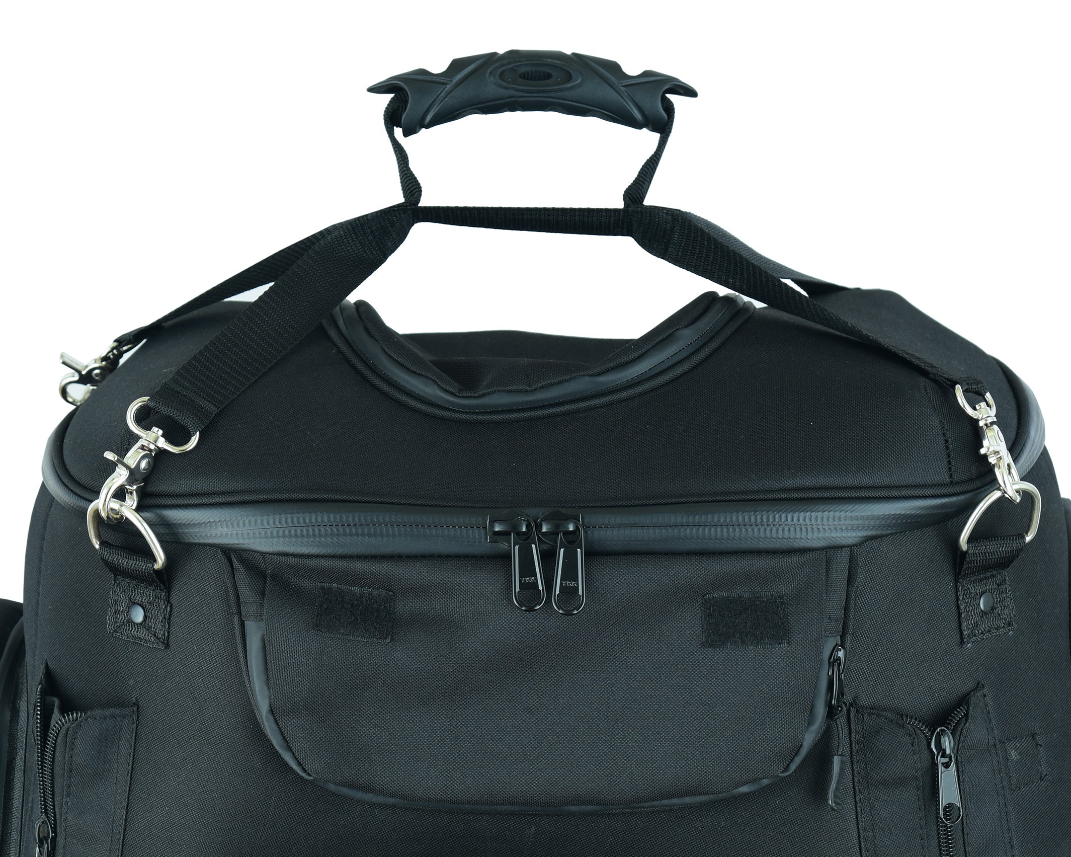 DS Renegade Classics Black Heavy Duty Textile Motorcycle Pet Carrier Si Sissy Bar Bags Renegade Classics