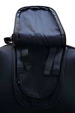 DS Renegade Classics Black Heavy Duty Textile Motorcycle Pet Carrier Si Sissy Bar Bags Renegade Classics