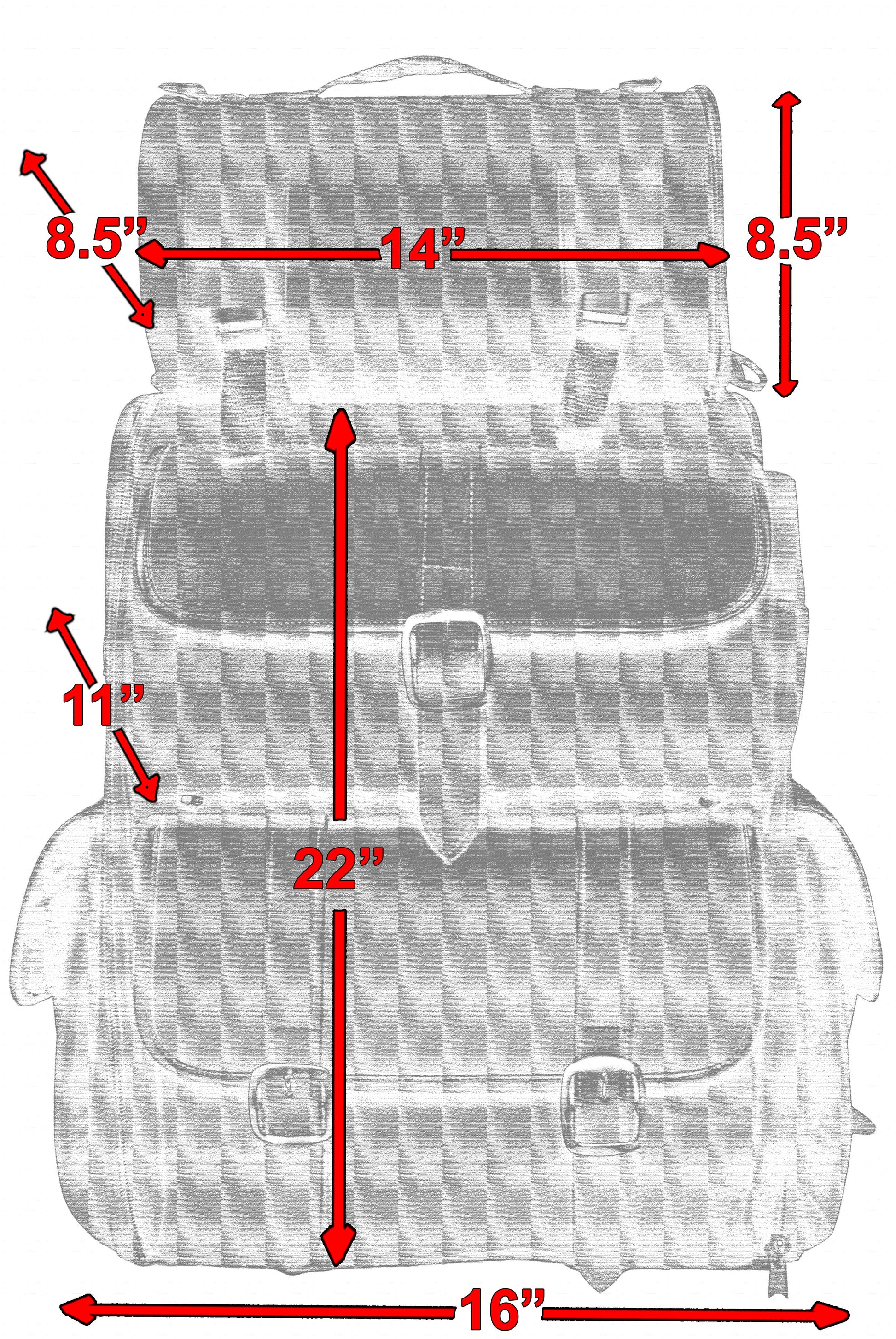 DS Updated Touring Sissy Bar Bag Sissy Bar Bags Renegade Classics