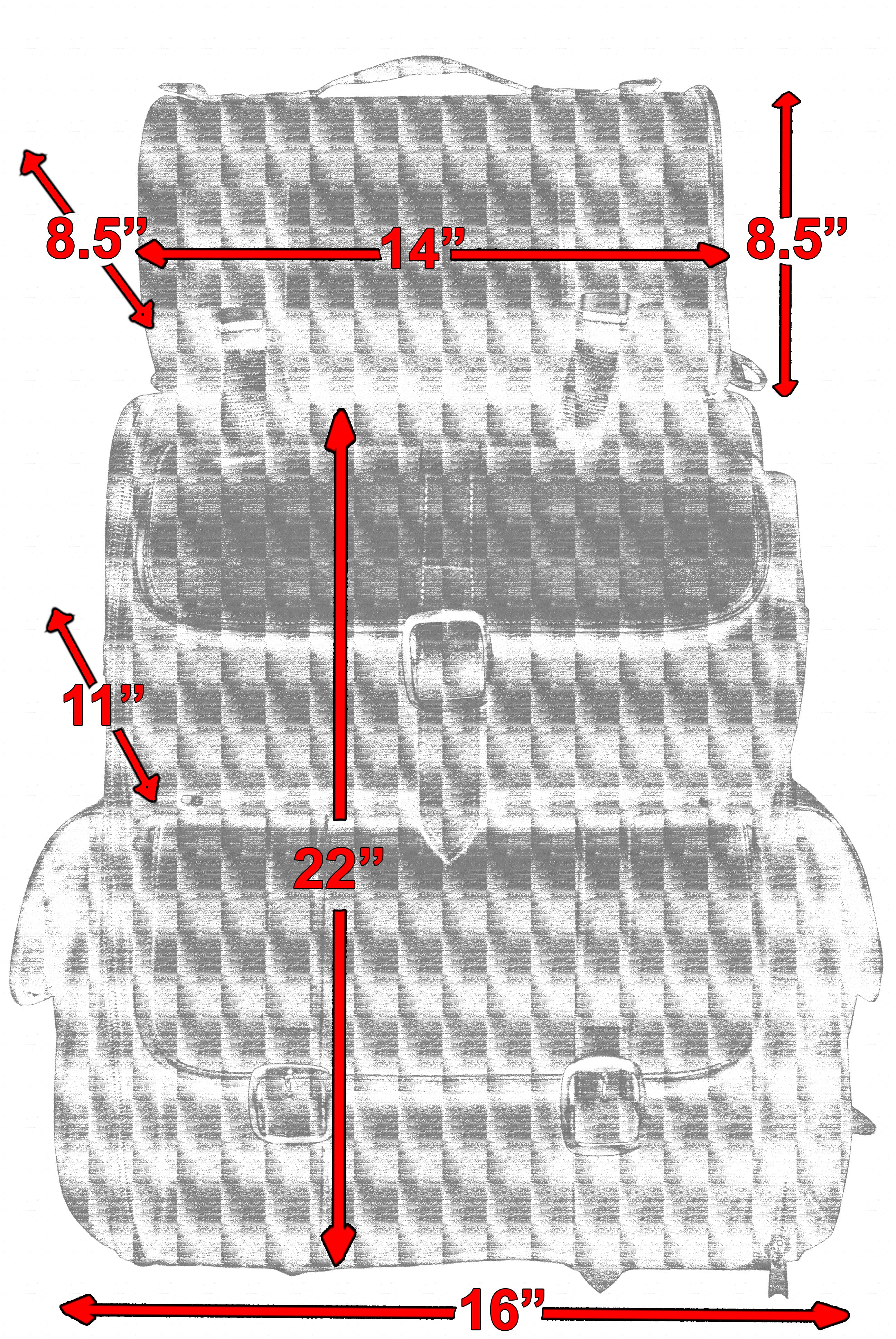 DS Updated Touring Sissy Bar Bag Sissy Bar Bags Renegade Classics