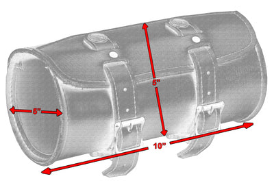 DS Premium Small Leather Round Tool Bag Tool Bags Renegade Classics