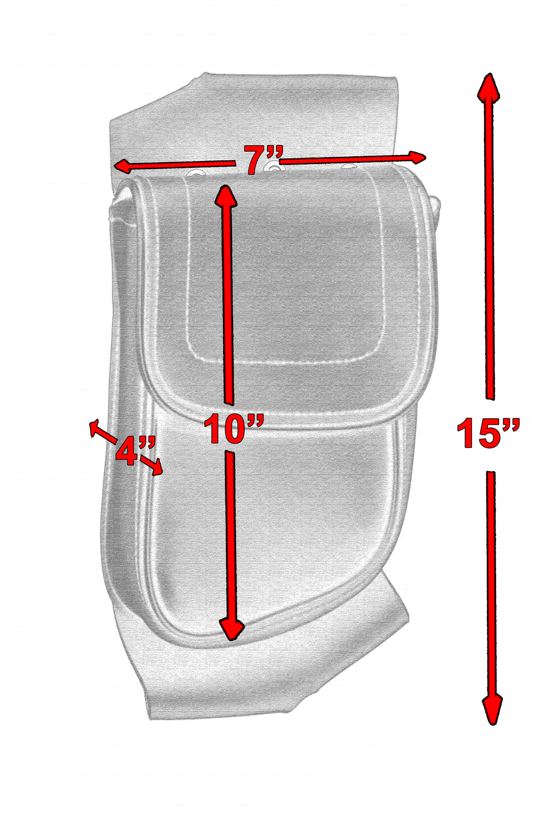 DS Crash Bar Bag - Right Side