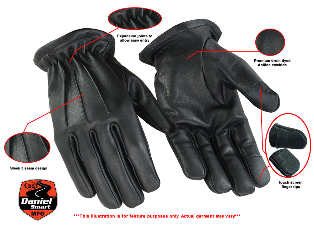 OverDrive  Men's Premium  Leather Gloves