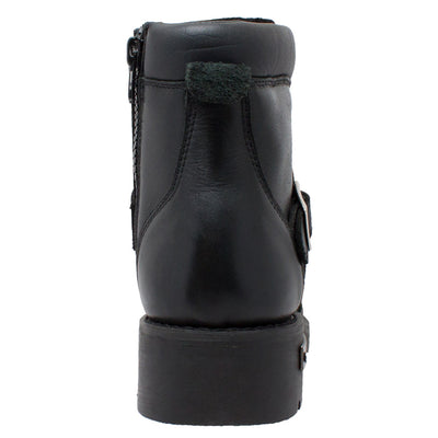 Edgewalker Men's 6" Black Motorcycle Boots Men's Footwear Adtec Footwear