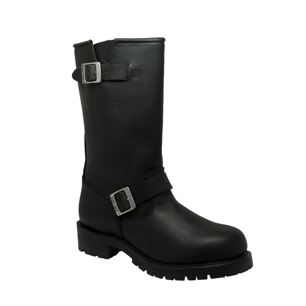 Shadowstep Men's Black leather motorcycle boots Men's Footwear Adtec Footwear