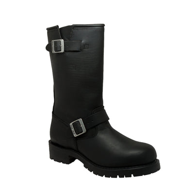 Shadowstep Men's Black leather motorcycle boots Men's Footwear Adtec Footwear