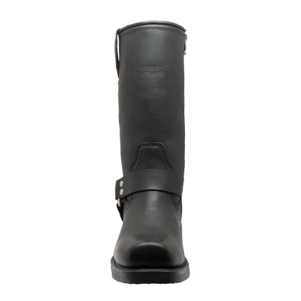 StormGuard Men's black Leather biker boots Men's Footwear Adtec Footwear