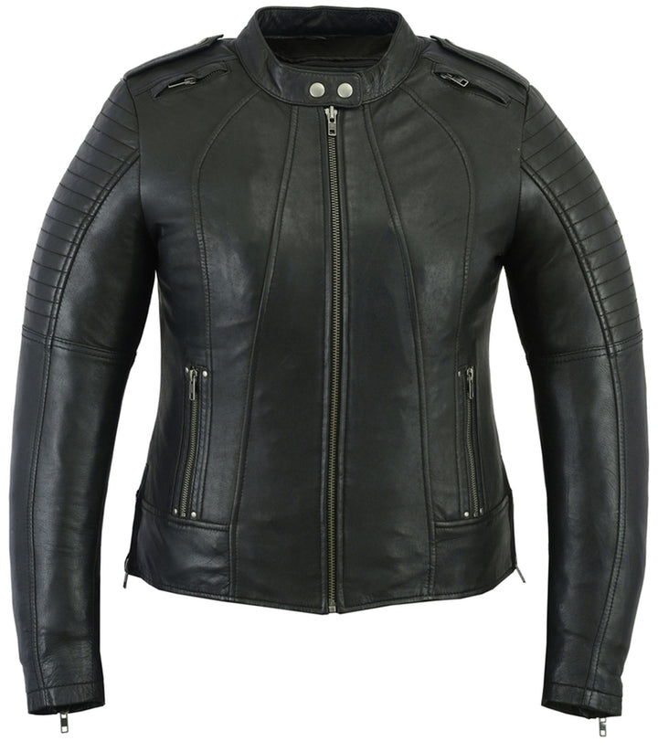 MotoDiva Women's Leather Motorcycle Vest