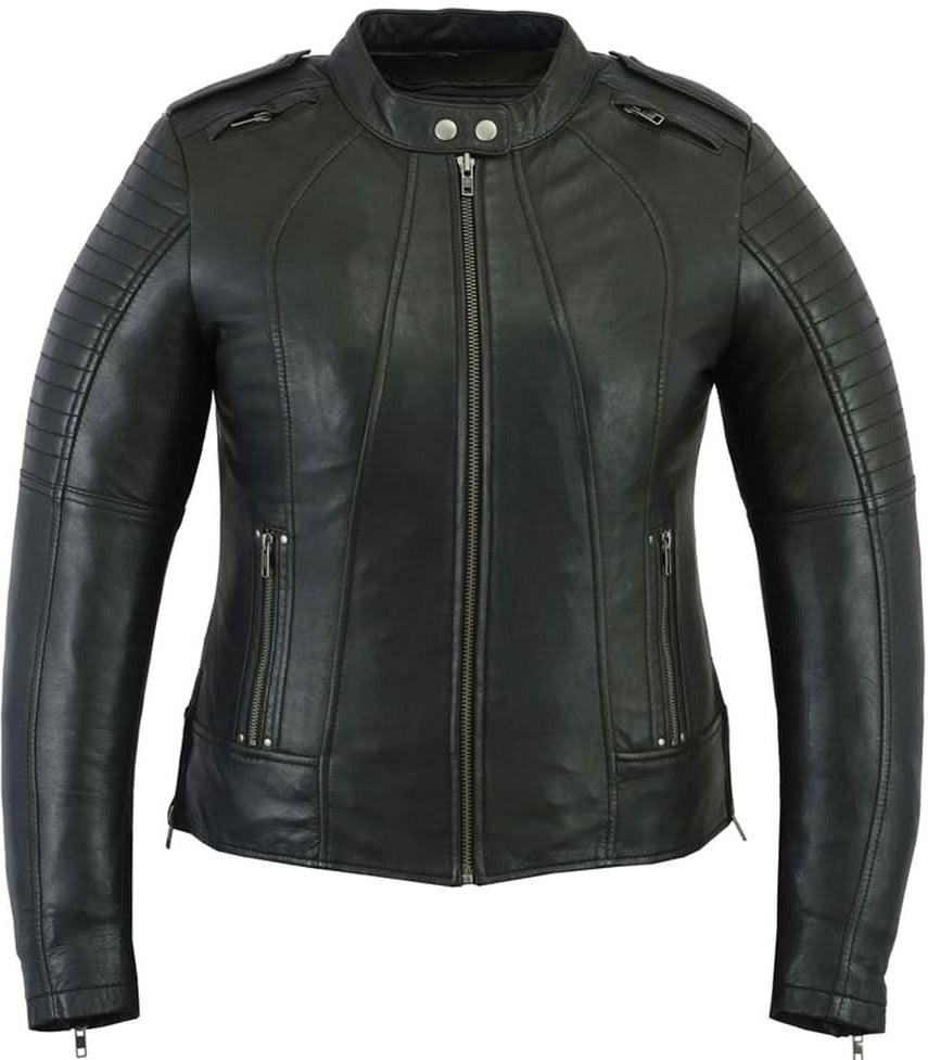 MotoDiva Women's Leather Motorcycle Vest Women's Leather Jackets Renegade Classics