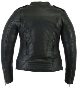 MotoDiva Women's Leather Motorcycle Vest Women's Leather Jackets Renegade Classics