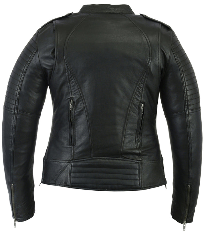 MotoDiva Women's Leather Motorcycle Vest