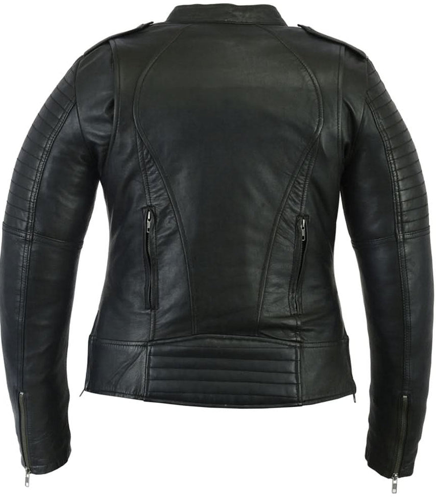 MotoDiva Women's Leather Motorcycle Vest Women's Leather Jackets Renegade Classics