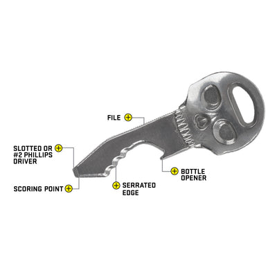 KMTSK-11-R3 DOOHICKEY® SKULLKEY(tm) KEY TOOL Wallet Chains/Key Leash Nite Ize