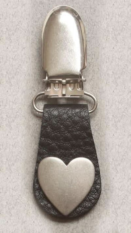 J122-16 Boot Clips Solid Heart Boot Clips Warhawk Customs