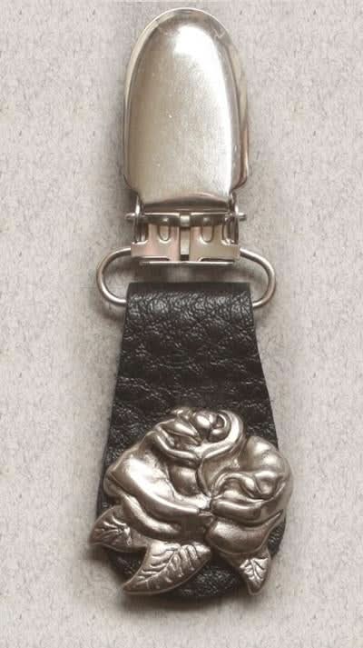 J122-19 Boot Clips Rose Boot Clips Warhawk Customs