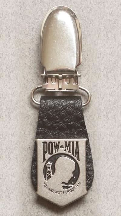 J122-6 Boot Clips POW MIA Boot Clips Warhawk Customs