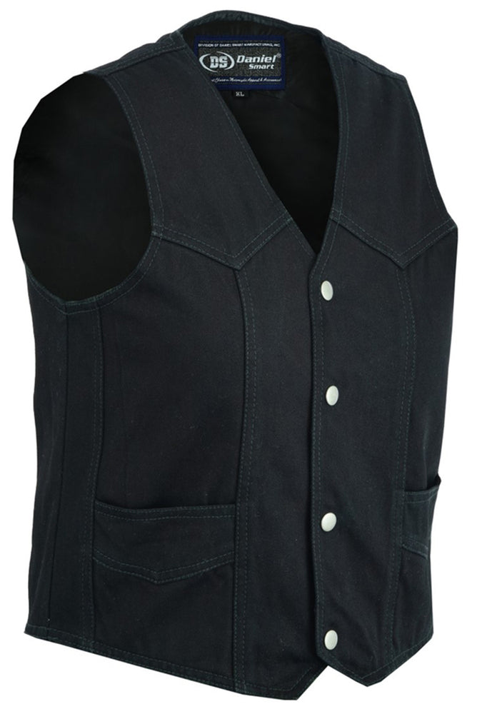 DM Kid's Denim Plain Side Vest