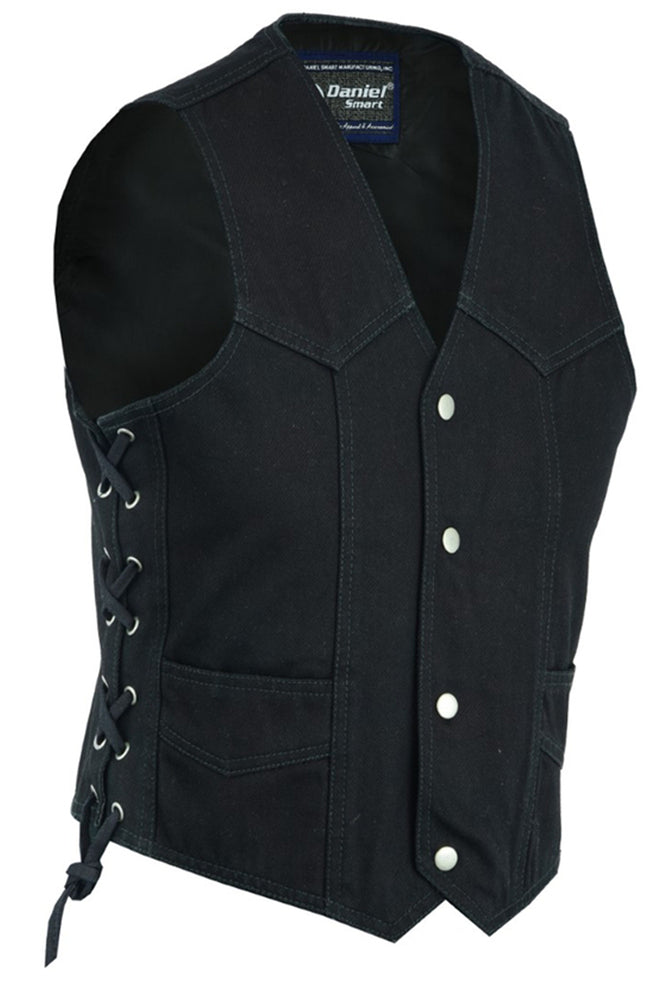 DM Kid's Denim Side Lace Vest