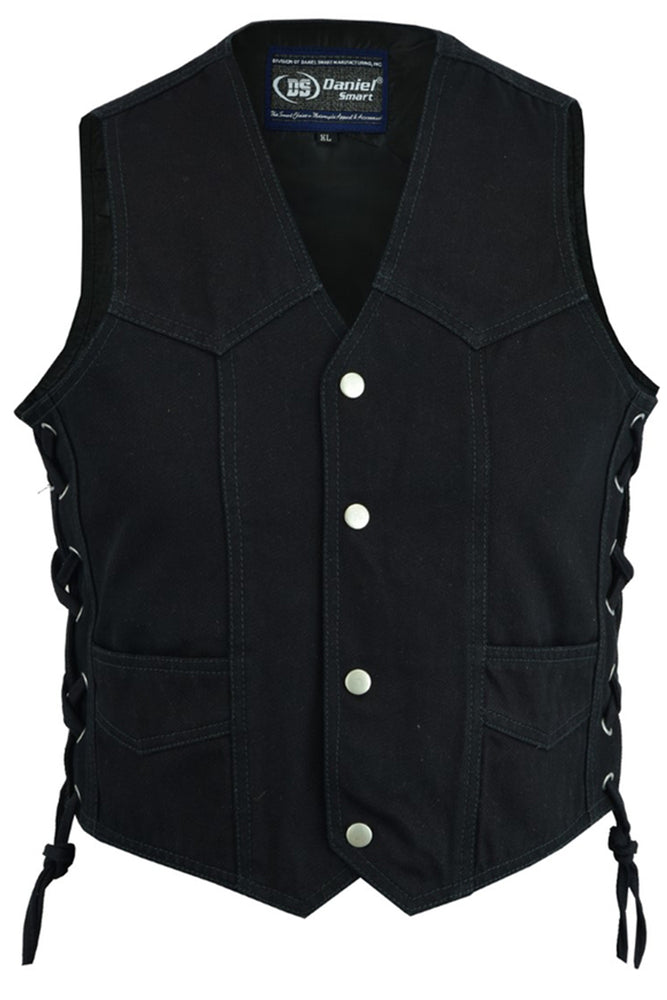 DM Kid's Denim Side Lace Vest