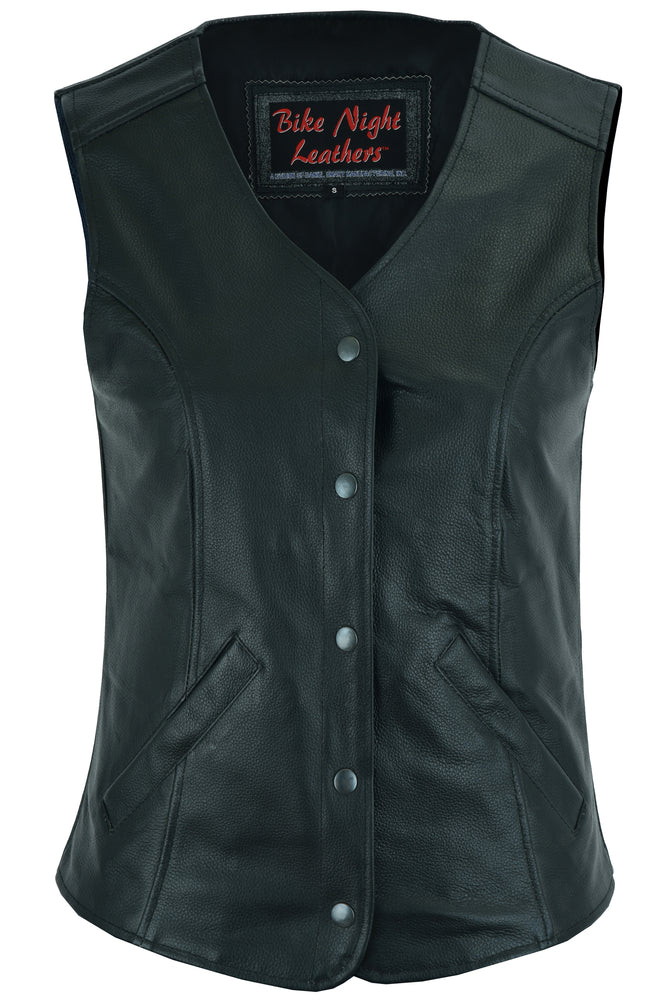 DS Women's Stylish Longer Body &frac34; Vest - Plain Sides