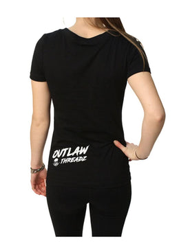 Women's Classy Bitch V-Neck T-Shirt Women's Shirts Outlaw Threadz