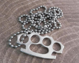 AB340 Brass Knuckle Necklace Necklaces/ Chokers Renegade Classics