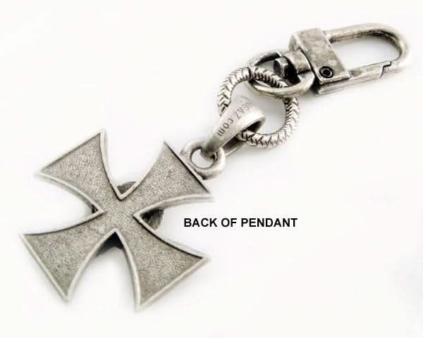 K-SKICP Skull Iron Cross Clip-On Jewelry Renegade Classics