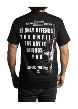 Outlaw Threadz Defend the 2nd Amendment Men's T Shirt Men's Shirts Outlaw Threadz