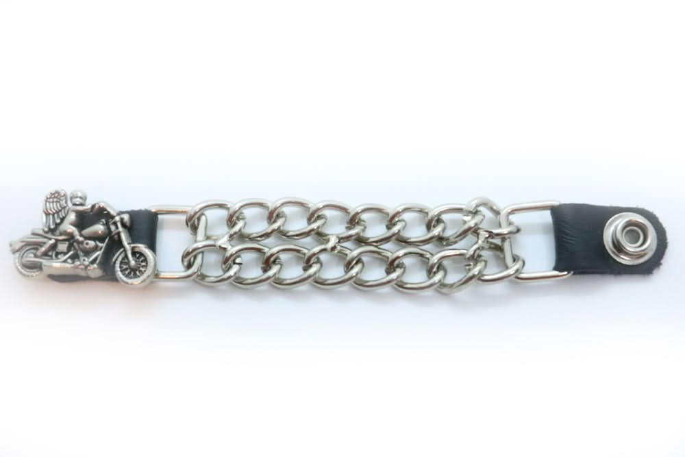 VE128D Vest Extender - Angel on Bike Vest Extenders Warhawk Customs