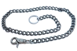 WC002 34" Wallet Chain Gun Metal Wallet Chains/Key Leash Renegade Classics