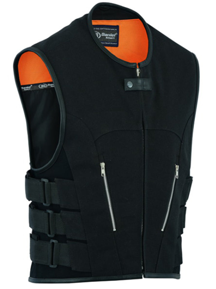 Sharp blow Men's Updated Canvas SWAT Team Style Vest