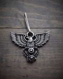 BZP-23 Eagle V-Twin Zipper Pull Zipper Pulls Bravo Bells