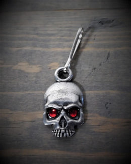 BZP-36 Skull Diamond Zipper Pull Zipper Pulls Bravo Bells