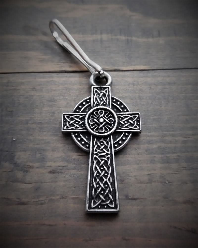 BZP-21 Celtic Cross Zipper Pull Zipper Pulls Bravo Bells