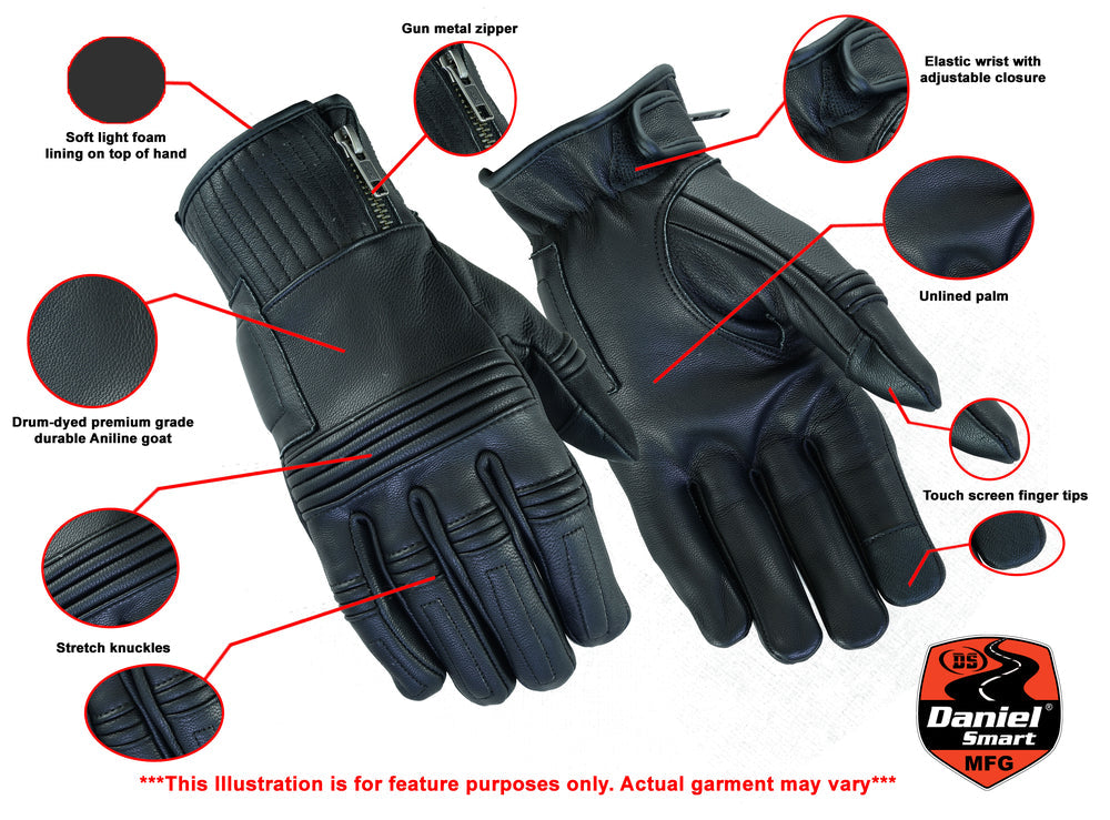 HeatShield Men's Touchscreen Operator Riding Gloves