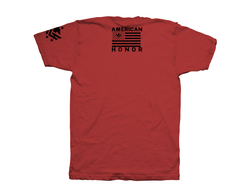 Men's RED T-Shirt – Remember Everyone Deployed – T shirt Men's Shirts Outlaw Threadz