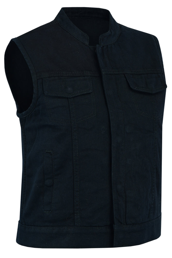 Black Soul womens denim vest