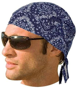 HW2687 Headwrap Paisley Navy Headwraps Renegade Classics