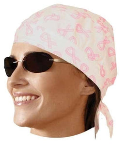 HW2681 Headwrap Pink Ribbon Headwraps Renegade Classics