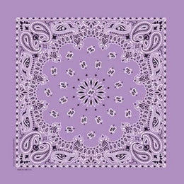 NT4405 Bandana Paisley Lavender Bandanas Carolina Mfg.
