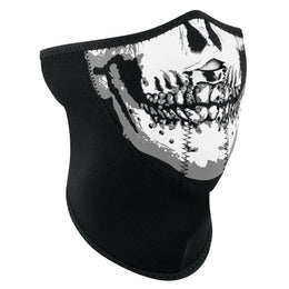 WNFM002H3-Panel Half Mask, Neoprene, Skull Face Half Face Masks ZAN Headgear